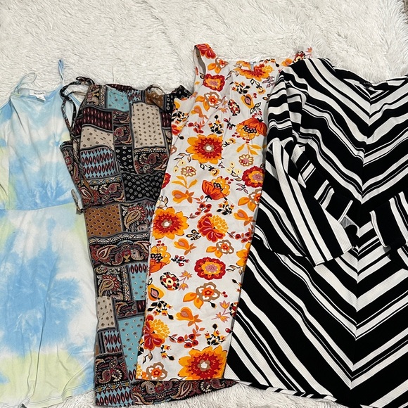 🐺 Bundle of 4 Woman’s Dresses L/XL - Picture 1 of 8